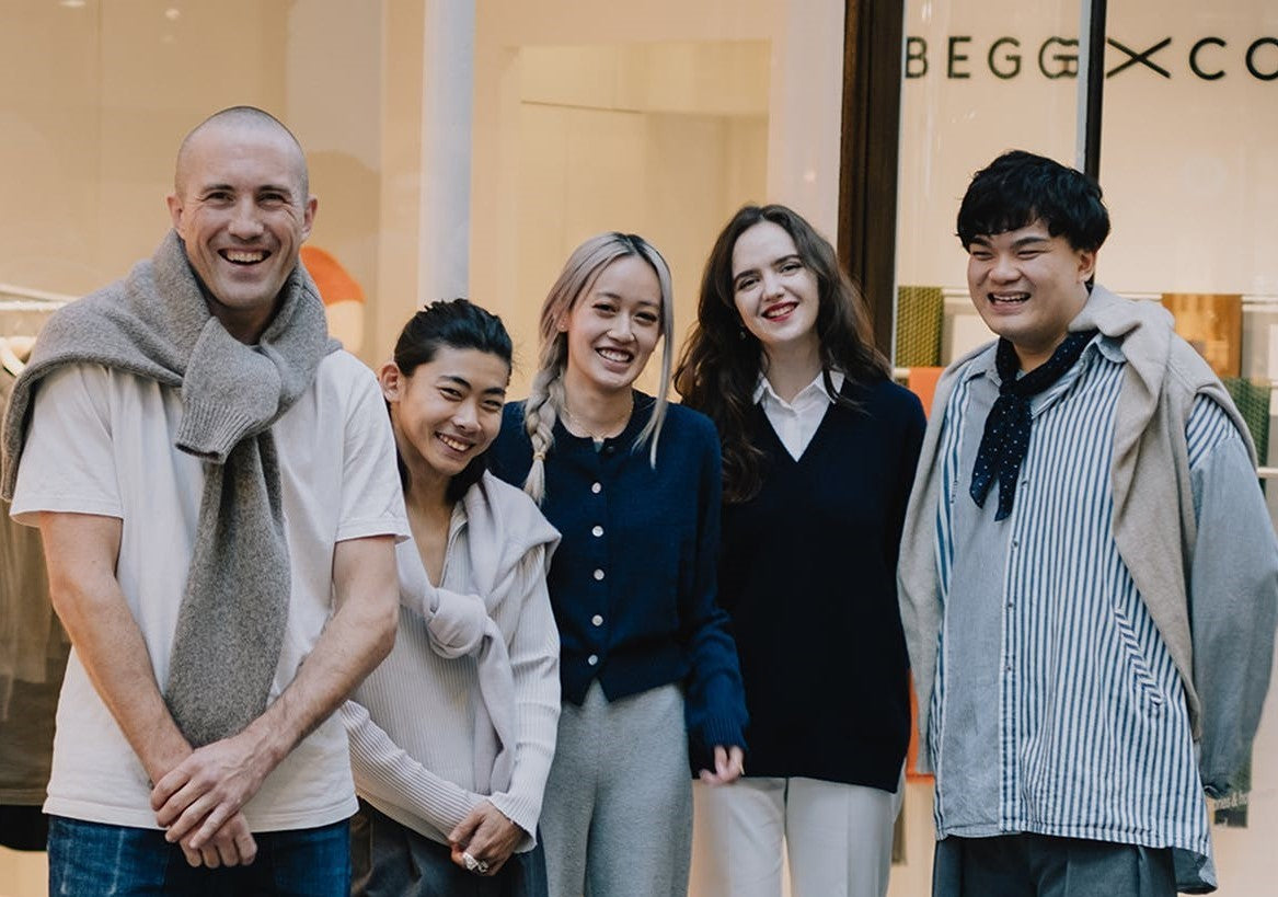 BeggxCo retail team showing How to style cashmere clothing