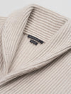 Mens Luxury Cashmere Yacht Cardigan Oat | Begg x Co