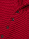 Mens Luxury Cashmere Yacht Cardigan Red - Begg x Co