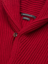 Luxury Cashmere Yacht Cardigan Red | Begg x Co