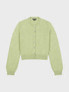 light green cashmere cardigan