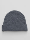 Mens Ash Grey Cashmere Alex Beanie Hat | Begg x Co 