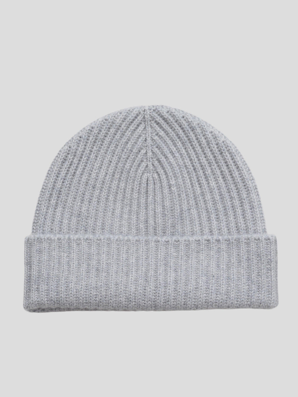 Womens Feather Grey Cashmere Alex Beanie Hat | Begg x Co