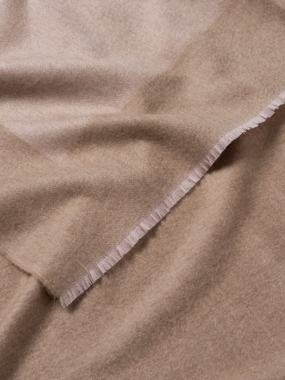 Arran Border Cashmere Blanket Stone Pink | Begg x Co