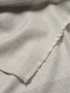 Border Baby Blanket Cashmere White Grey Detail | Begg x Co