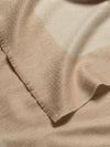 Oversized Alabaster Arran Border Cashmere Blanket Detail | Begg x Co