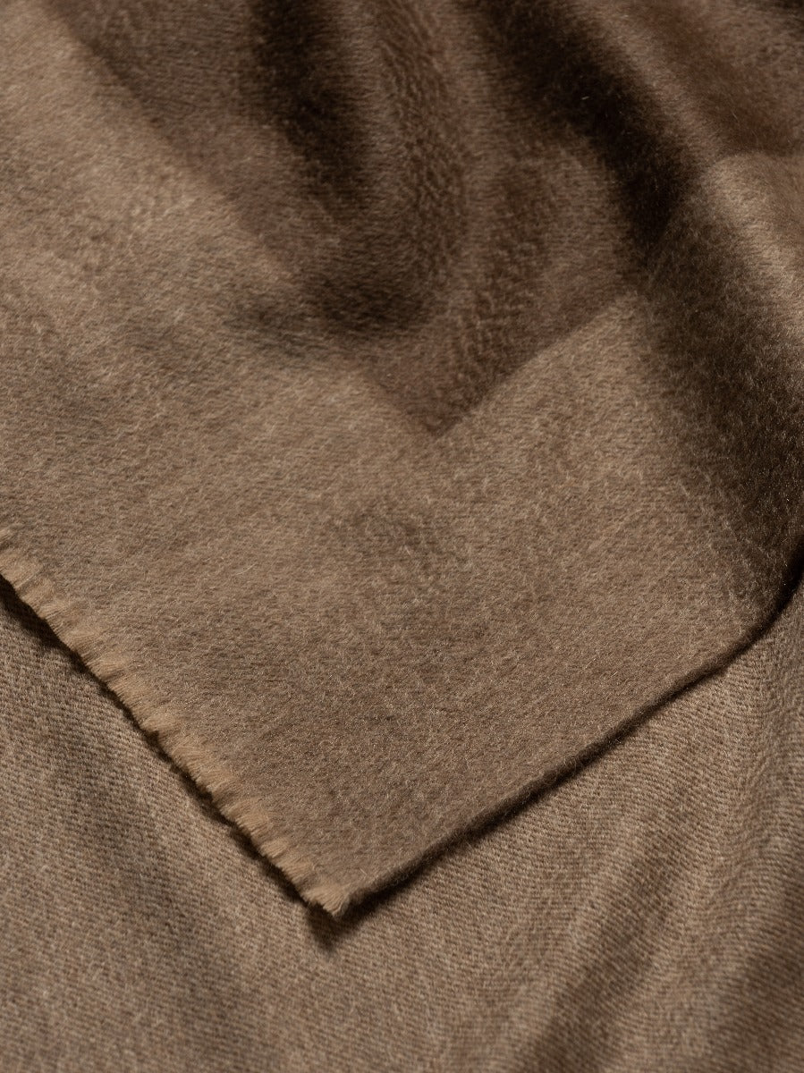 Arran Border Mink Cashmere Blanket Detail | Begg x Co