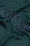 Arran Plain Mens Cashmere Scarf Drake Green | Begg x Co