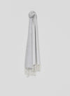 Arran Reversible Mens Cashmere Scarf White Silver | Begg x Co