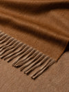 Men's Arran Reversible Cashmere Scarf Stone Vicuna | Begg x Co