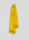 Arran Plain Cashmere Throw Saffron | Begg x Co