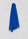 Arran Plain Womens Cashmere Stole Sapphire | Begg x Co