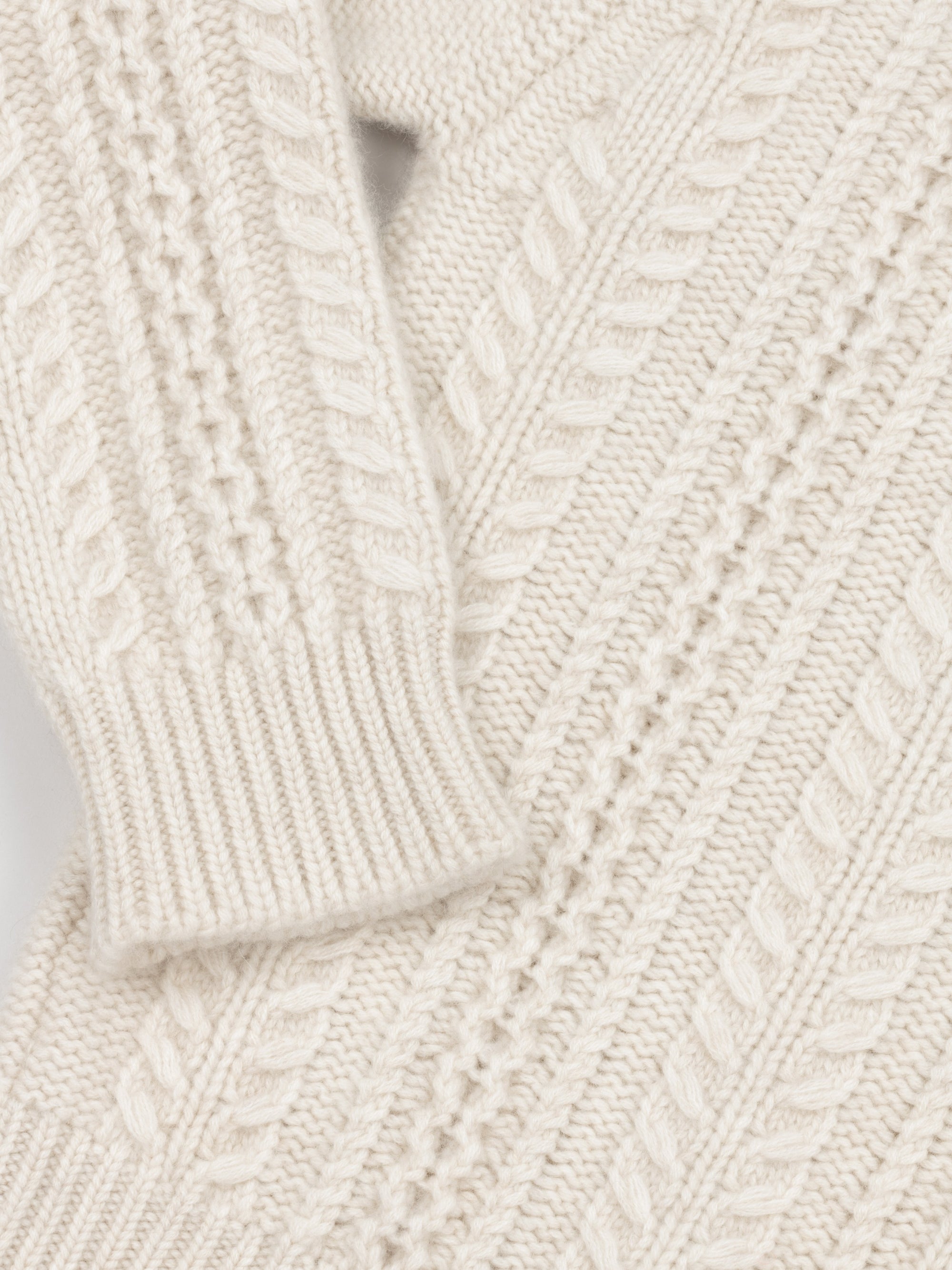 Women's Aspen Bare Undyed Cashmere Knitted Cardigan by Begg x Co