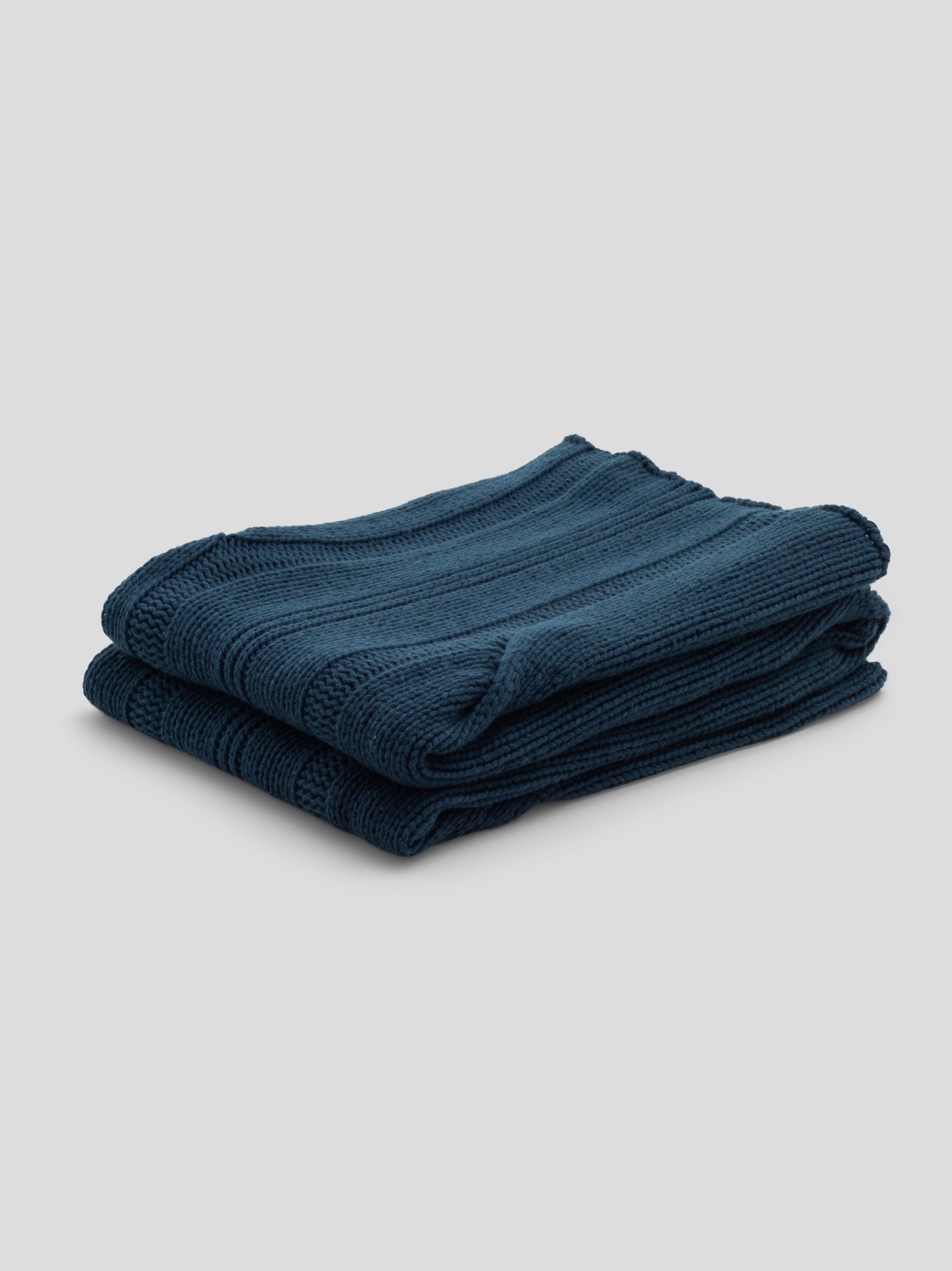 Chalet Cashmere Knitted Blanket Dusk | Begg x Co