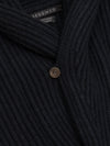 Mens Yacht Cashmere Shawl Collar Cardigan Siberian Grey | Begg x Co