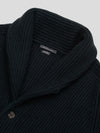 Mens Forest Green Yacht Cashmere Knitted Cardigan | Begg x Co