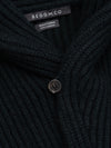 Mens Forest Green Yacht Cashmere Knitted Cardigan | Begg x Co