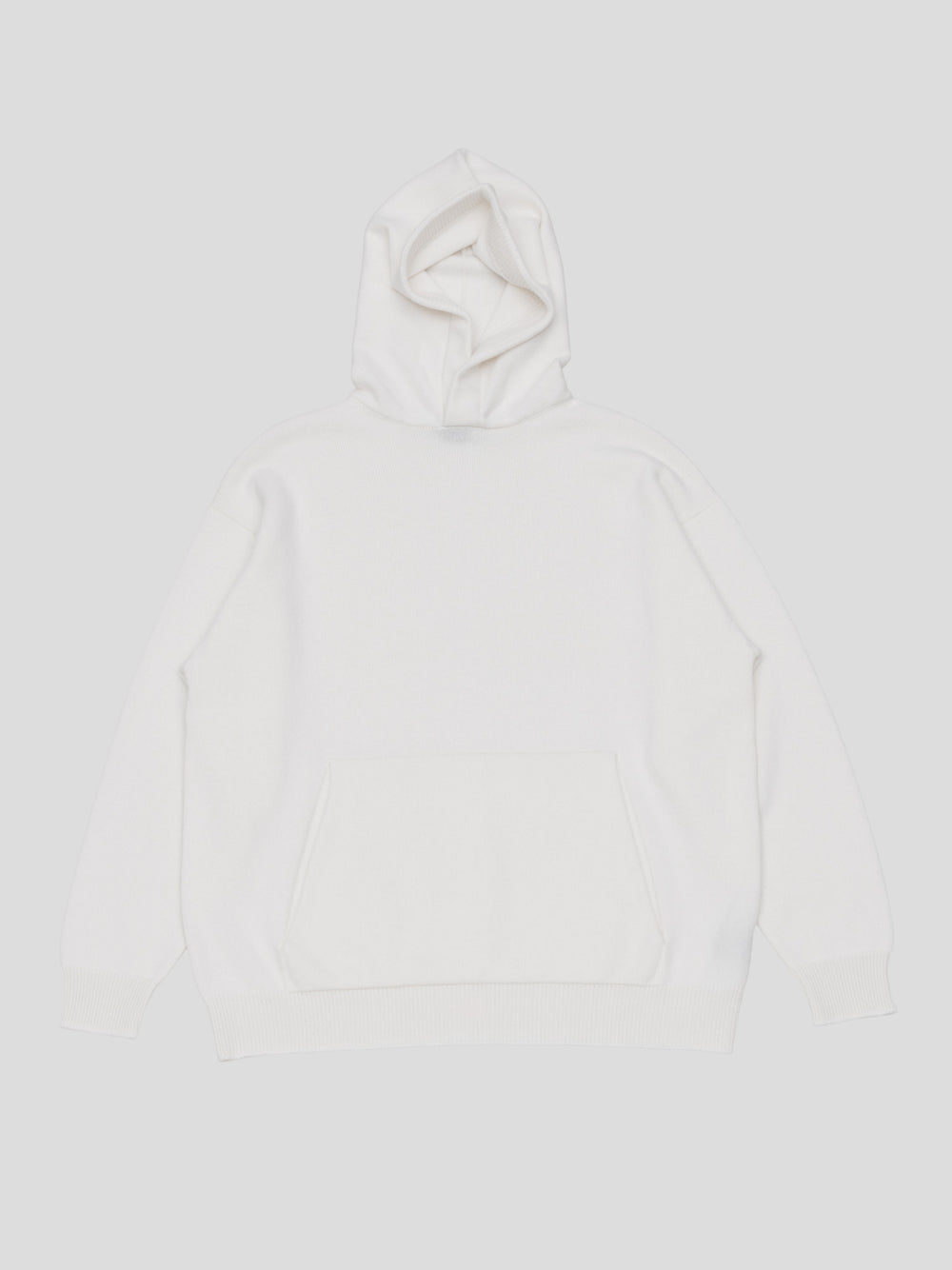 Mens Rockcliffe Cashmere Knitted Hoody Frost | Begg x Co