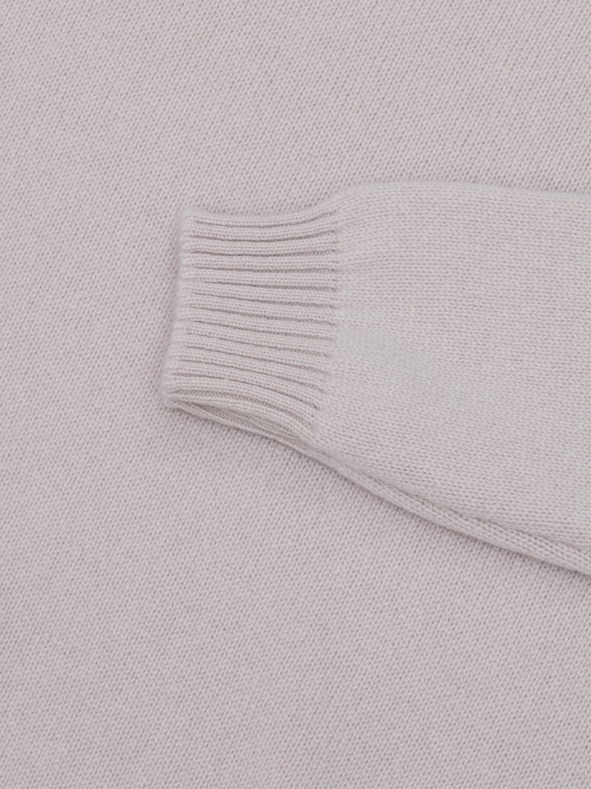 Womens Hepburn Cashmere Knitted Crew in Glacier | Begg x Co