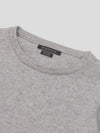 Womens Luxe Cashmere Knitted T-Shirt Feather Grey | Begg x Co