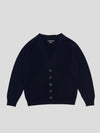 Mens Architect Knitted Cashmere Cardigan Navy | Begg x Co