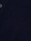 Mens Architect Knitted Cashmere Cardigan Navy | Begg x Co