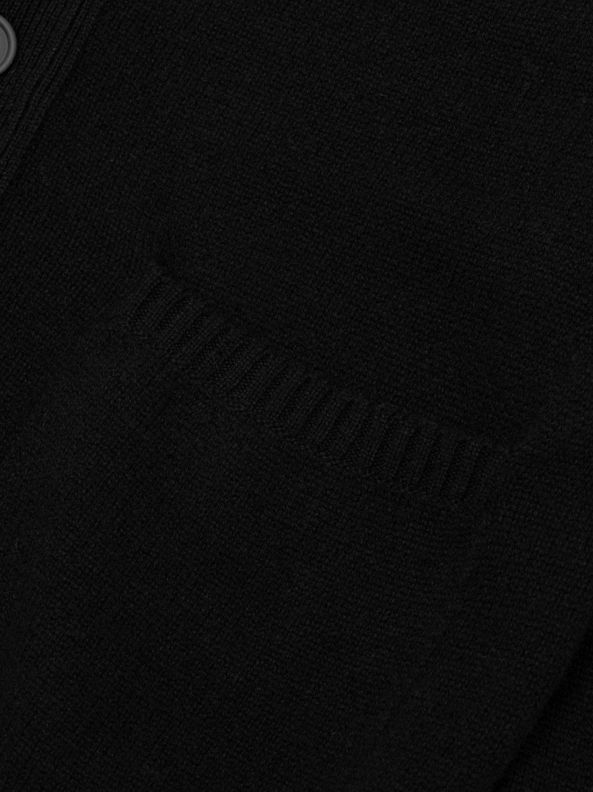 Mens Architect Knitted Cashmere Cardigan Black | Begg x Co