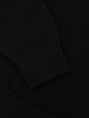 Mens Architect Knitted Cashmere Cardigan Black | Begg x Co`