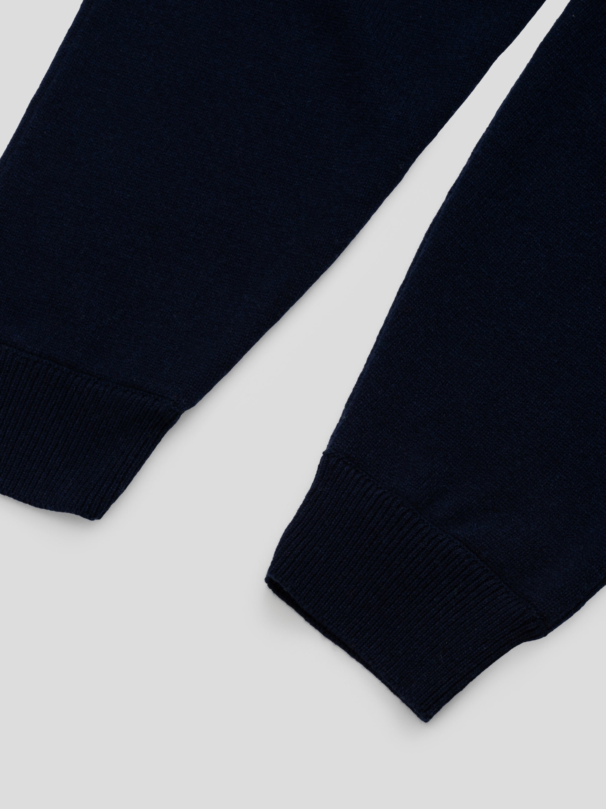 Men's Cashmere Knitted Lounge Pants in Navy by Begg x Co