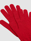 Women's Shaded Cashmere Knitted Gloves Dark Red | Begg x Co