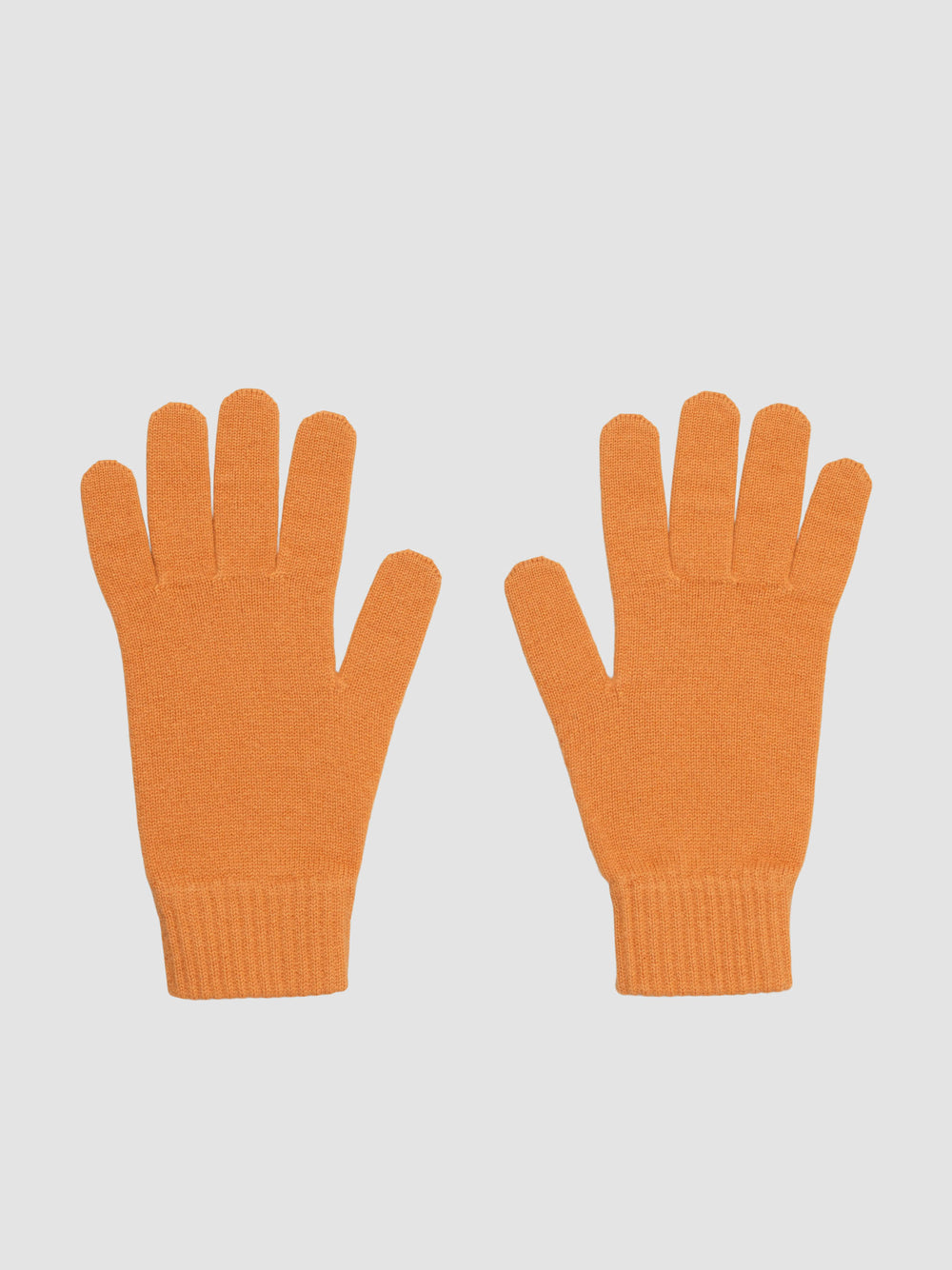 Men's Shaded Cashmere Knitted Gloves Orange | Begg x Co