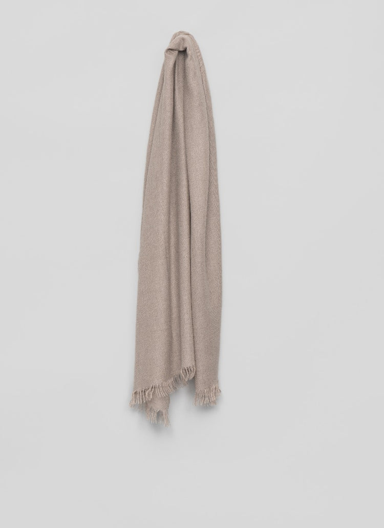 Kishorn Womens Cashmere Scarf Natural | Begg x Co