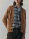 Mens Architect Knitted Cashmere Cardigan Caramel | Begg x Co