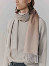 Men's Nuance Ombre Cashmere Scarf White Sands | Begg x Co