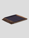 Arran Borderland Dark Natural Navy Cashmere Throw | Begg x Co