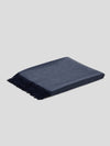 Arran Reversible Cashmere Throw Navy Bluejean | Begg x Co