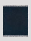 Arran Reversible Cashmere Throw Navy Tartan Green - Begg x Co