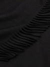 Arran Plain Black Cashmere Throw - Begg x Co