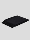 Arran Plain Black Cashmere Throw - Begg x Co