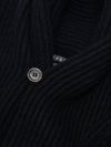 Mens Aspen Black Cashmere Knitted Cardigan - Begg x Co