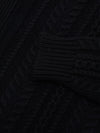 Womens Aspen Black Cashmere Knitted Cardigan - Begg x Co