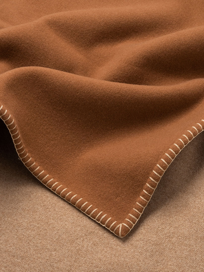 Filt Vicuna Biscuit Lambswool Cashmere Throw - Begg x Co