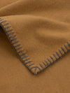 Lewis Cashmere Throw Gold Sand - Begg x Co