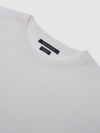 Mens Lumiere Knitted Cashmere T-Shirt Bianco - Begg x Co