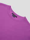 Womens Lumiere Knitted Cashmere T-Shirt Hibiscus - Begg x Co