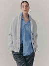 Womens Mini Yacht Cashmere Cardigan Glacier | Begg x Co