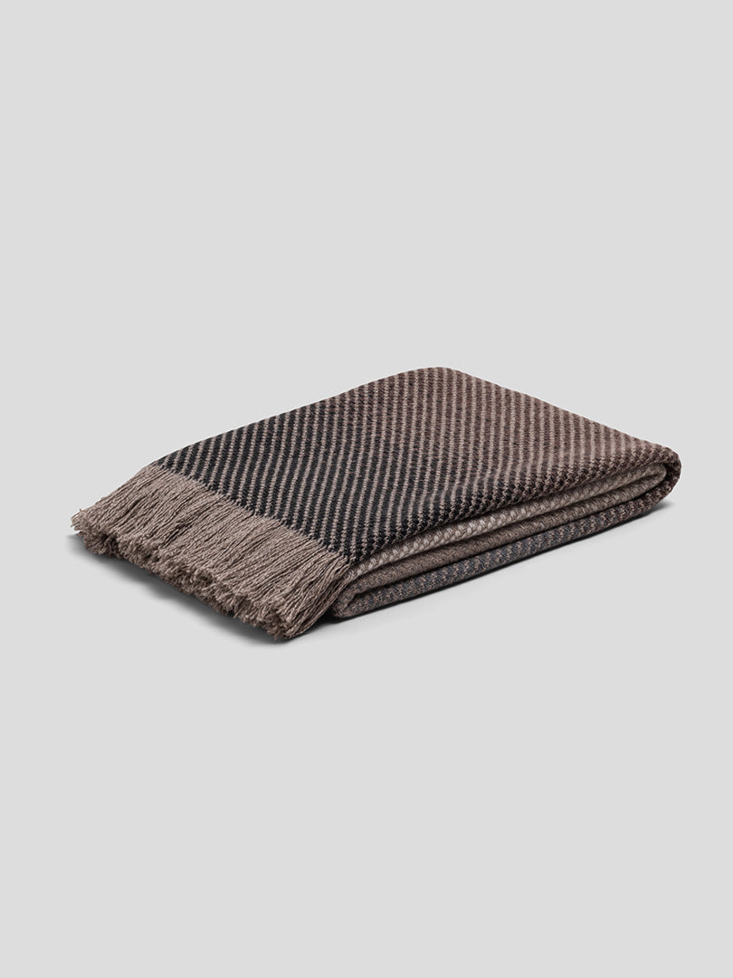 Mossband Harmony Cashmere Blanket Natural - Begg x Co