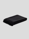 Mossband Soul Charcoal Black Cashmere Blanket - Begg x Co