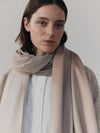 Women's Nuance Ombre Cashmere Stole White Sands | Begg x Co