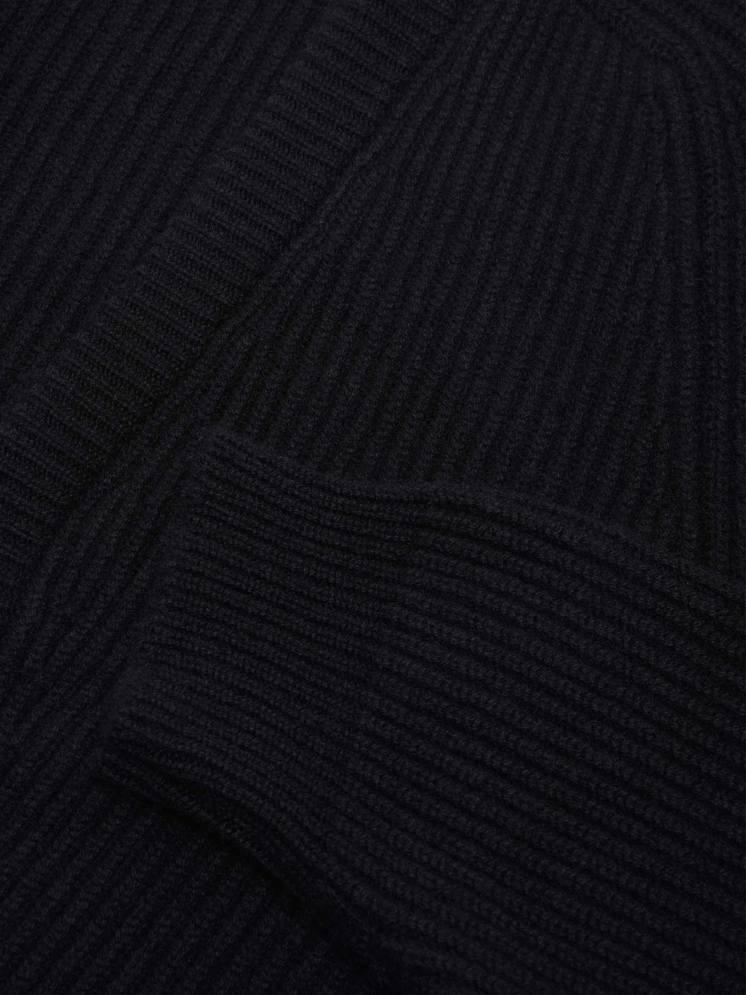 Womens Shrug Cashmere Knitted Cardigan Black - Begg x Co